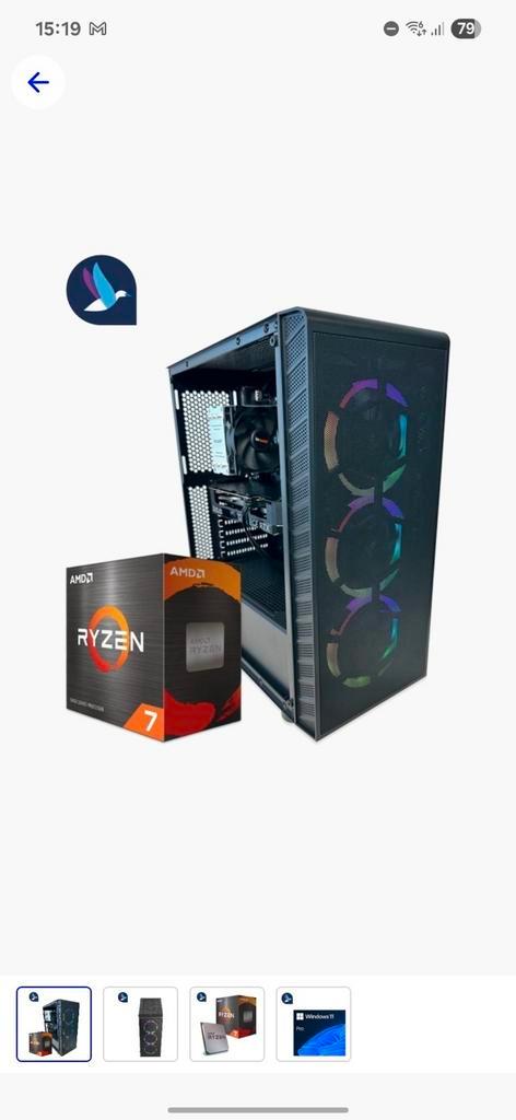 Gaming PC | AMD Ryzen
7 - 5700X3D | GeForce RTX 5070 - 12, Computers en Software, Desktop Pc's, Nieuw, Gaming, Ophalen of Verzenden