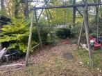 Houten schommel gratis, Ophalen