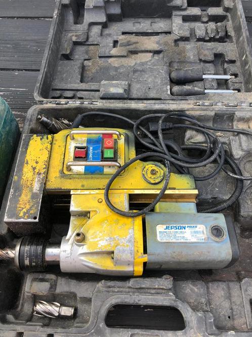 Magneet kernboormachine, Doe-het-zelf en Bouw, Gereedschap | Boormachines, Gebruikt, Ophalen