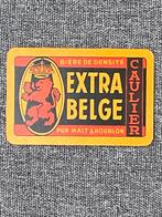 1 oude speelkaart brouwerij brasserie CAULIER te BRUSSEL, Enlèvement ou Envoi, Comme neuf, Carte(s) à jouer