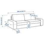 IKEA - Kivik - 3-zitsbank - GRATIS, Huis en Inrichting, Fauteuils, Ophalen, Gebruikt, 125 cm of meer