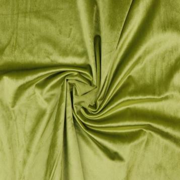 6166)150x100cm meubelstoffen velours fluweel groen