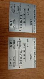 Lada  chassisnummerplaat 9cm bij 9cm, Ophalen of Verzenden