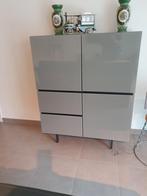 Dressoirkast 115cm met lades taupe+ tv dressoir 170 cm taupe, Ophalen, Zo goed als nieuw