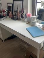 ikea alex bureau 132cmx58cm wit, Huis en Inrichting, Bureaus, Ophalen, Zo goed als nieuw, Bureau