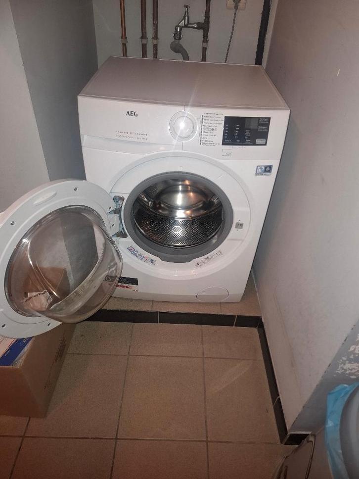 Aeg wasmachine 1600 toeren 8kg, Elektronische apparatuur, Wasmachines, Zo goed als nieuw, Voorlader, 6 tot 8 kg, Handwasprogramma