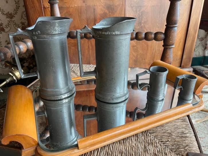 Anciennes mesures en étain, Antiquités & Art, Antiquités | Étain, Enlèvement ou Envoi