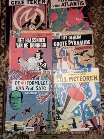 658) 6 oude strips Blake en Mortimer beschikbaar voor biedingen