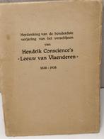 herdenking van de 100 verjaardag hendrik conscience, Antiek en Kunst, Ophalen of Verzenden