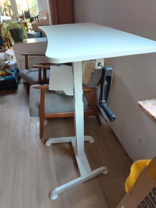 Zit- en stabureau Worktrainer, Huis en Inrichting, Bureaus, Gebruikt, Bureau, Ophalen