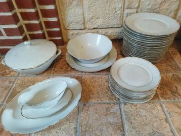 Service vaisselle porcelaine Bareuther Waldsassen