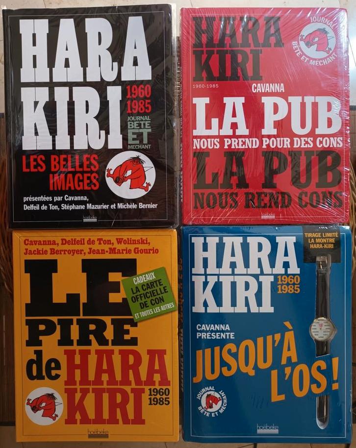 Charlie Hebdo / Hara-kiri bundel, Boeken, Humor, Zo goed als nieuw, Cartoons, Ophalen of Verzenden