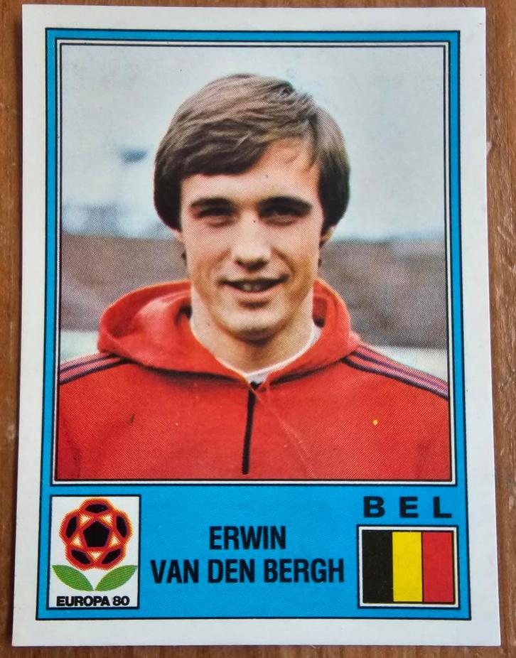 Panini Europa 80 nr 174 Erwin Van Den Bergh ongebruikt!, Hobby en Vrije tijd, Stickers en Plaatjes, Zo goed als nieuw, Sticker