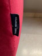 poef fluweel rood Daniel Hechter Naduri, Ophalen, 100 tot 125 cm, Zo goed als nieuw, Stof