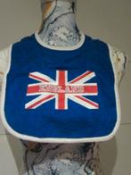 Blauw slabbetje - England - Bavet - katoen, Enlèvement ou Envoi, Comme neuf