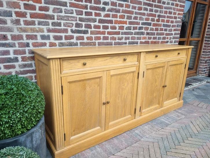 Eiken dressoir GRATIS LEVERING, Huis en Inrichting, Kasten | Dressoirs, Zo goed als nieuw, 150 tot 200 cm, 50 tot 75 cm, Met lade(s)