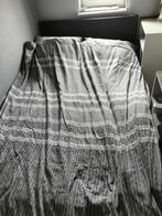 Boxspring zwart lederlook, Ophalen, Zwart, Zo goed als nieuw, Twijfelaar