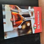 Emaille reclamebord  De Koninck, Verzamelen, Biermerken, Ophalen of Verzenden, Zo goed als nieuw, De Koninck