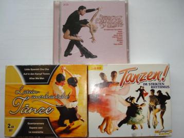 Lot de 3 CD sur la danse de salon et le latin
