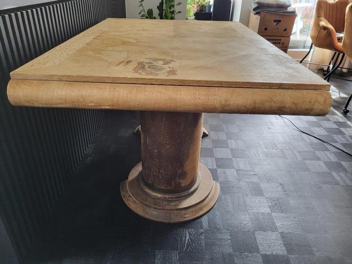 tafel, Huis en Inrichting, Tafels | Eettafels, Gebruikt, 100 tot 150 cm, 150 tot 200 cm, Vijf personen of meer, Rechthoekig, Overige houtsoorten