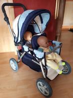 Dubbele kinderwagen voor poppen, Ophalen, Gebruikt