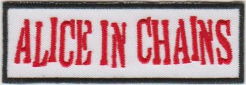 Alice in Chains stoffen opstrijk patch embleem #2, Verzamelen, Muziek, Artiesten en Beroemdheden, Nieuw, Kleding, Verzenden
