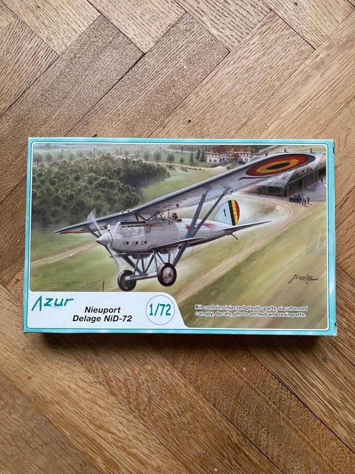 NIEUPORT DELAGE NID-72 - BELGISCHE LUCHTMACHT - 1:72, Hobby en Vrije tijd, Modelbouw | Vliegtuigen en Helikopters, Nieuw, Vliegtuig
