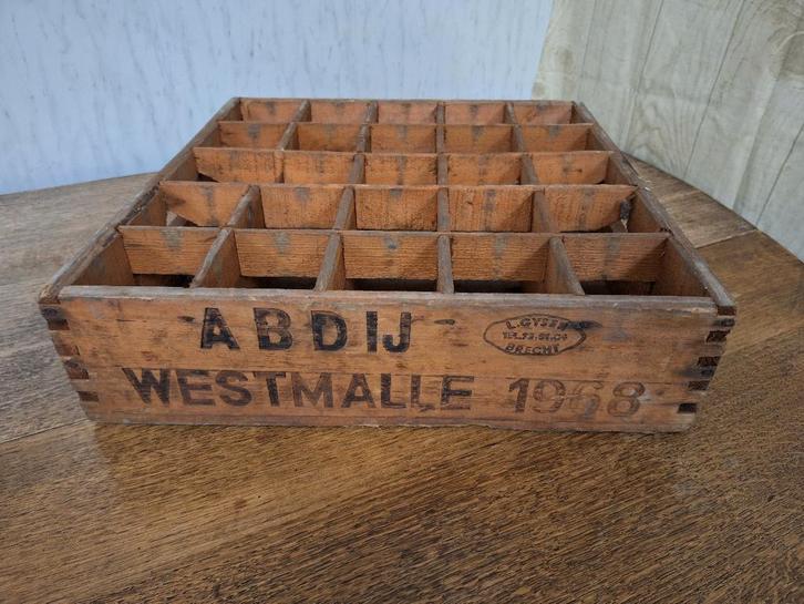 oude bierbak Abdij Westmalle, 1968, Antiek en Kunst, Curiosa en Brocante, Ophalen of Verzenden