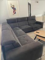 Hoeksalon met relax, Huis en Inrichting, Zetels | Complete zithoeken, Ophalen, Zo goed als nieuw, Stof