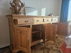 Grand buffet en chêne massif, Maison & Meubles, Enlèvement, Comme neuf, 50 à 75 cm, 200 cm ou plus