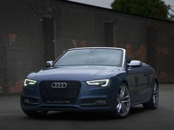 Full Option Stage 2+ 2015 Audi S5 3.0T Cabrio – 180.000km, Auto's, Audi, Automaat, 4 zetels, Cabriolet, Blauw