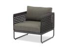 Tuinzetel met voetsteun, Ophalen, Zo goed als nieuw, Aluminium, Loungeset
