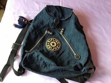 Kipling donker blauw rugtas beschikbaar voor biedingen