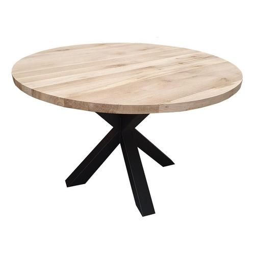 Eiken tafel | tafelbladen | eettafel | rond | eiken | tafel, Huis en Inrichting, Tafels | Eettafels, Nieuw, Rond, Eikenhout, Ophalen