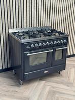 Luxe Boretti Majestic Antraciet 100cm Gas Dubbele Oven, Ophalen of Verzenden, Gas
