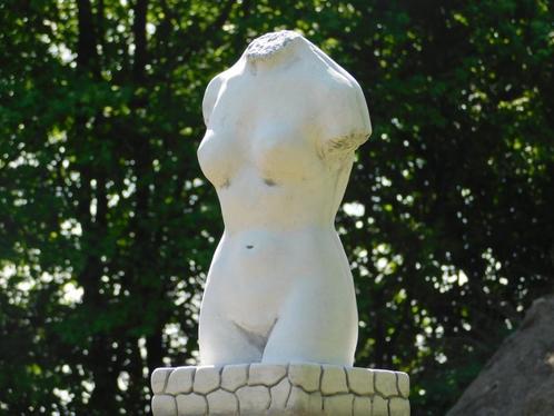 Statue torse de femme - 55 cm - Pierre, Jardin & Terrasse, Statues de jardin, Neuf, Pierre, Enlèvement ou Envoi
