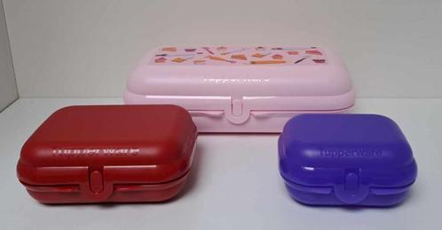Tupperware Eco Lunchbox + Snack Medium & Small, Huis en Inrichting, Keuken | Tupperware, Nieuw, Bus of Trommel, Blauw, Oranje