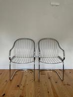 Vintage wire chairs, Comme neuf, Enlèvement ou Envoi