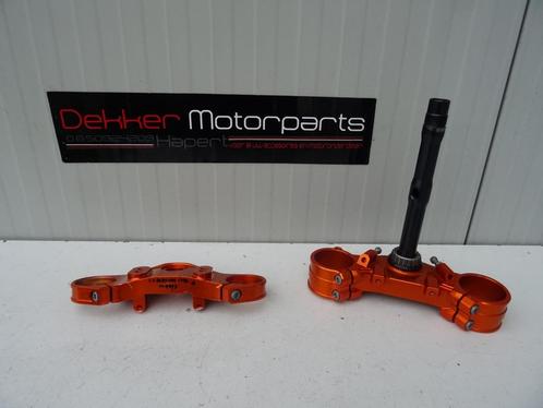 Powerparts Oranje T-Stuk + Kroonplaat KTM Super Duke 1290, Motoren, Onderdelen | Overige, Gebruikt, Ophalen of Verzenden