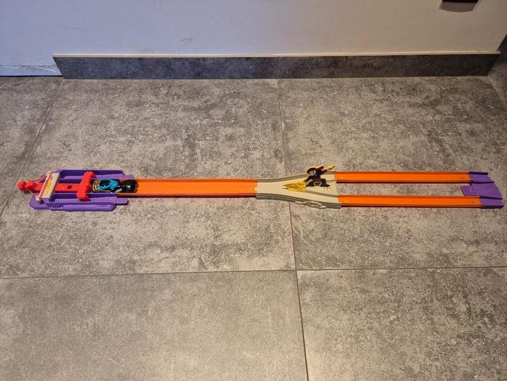 Hotwheels Split Speeders Ninja Chop, Kinderen en Baby's, Speelgoed | Racebanen, Gebruikt, Racebaan, Opwindmechanisme, Hot Wheels