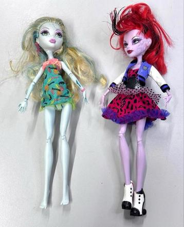 Monster High Doll Operetta 2x vintage Mattel pop dolls set beschikbaar voor biedingen