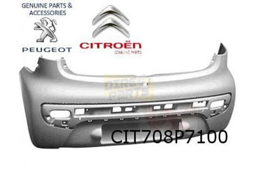 Citroën C1/ Peugeot 107 achterbumper (te spuiten)  Origineel, Auto-onderdelen, Carrosserie, Bumper, Citroën, Peugeot, Achter, Nieuw