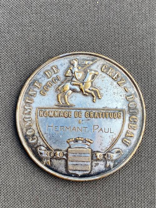 Medaille hommage de gratitude, Verzamelen, Militaria | Algemeen, Ophalen of Verzenden