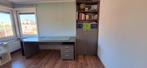 Bureau + kast + kastje te koop, Huis en Inrichting, Ophalen, Gebruikt, Bureau