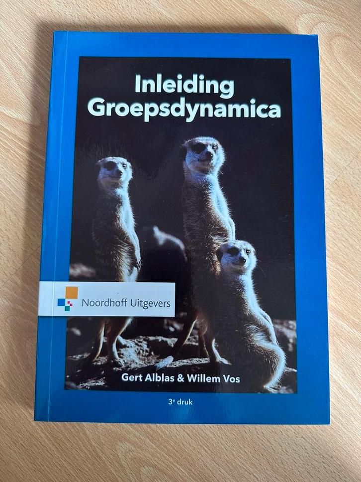 Willem Vos - Inleiding groepsdynamica, Boeken, Psychologie, Zo goed als nieuw, Ophalen
