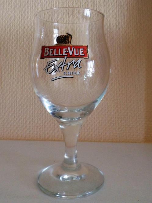Belle-Vue Extra Kriek glazen, Collections, Marques de bière, Neuf, Verre ou Verres, Enlèvement ou Envoi