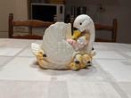Pot de fleurs en forme de cygne en céramique vintage, Enlèvement, Comme neuf