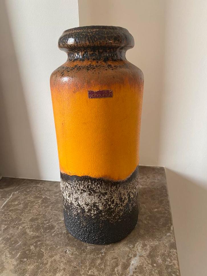 Vase vintage Weat Germany Fat lava, Antiquités & Art, Antiquités | Céramique & Poterie, Enlèvement ou Envoi