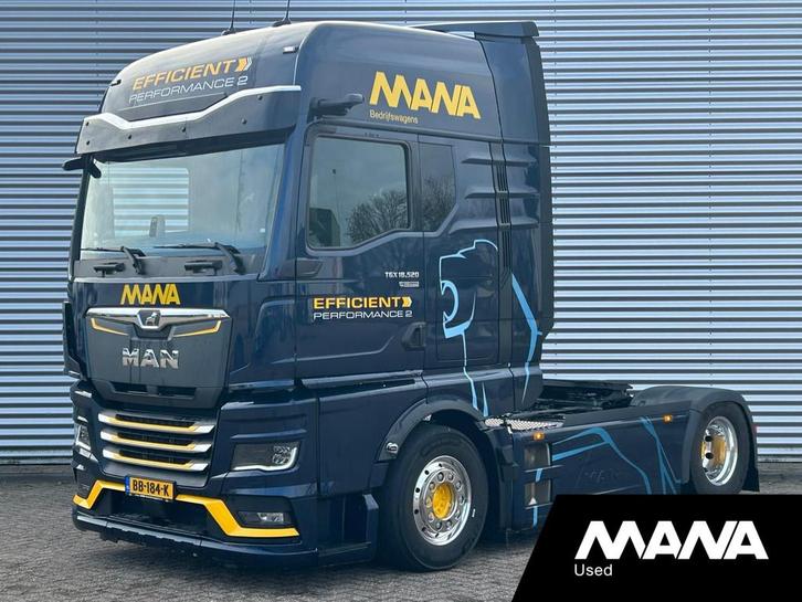 MAN TGX 18.520 4x2 LL SA D30 PowerLion Optiview Koelkast Sta, Auto's, Vrachtwagens, Bedrijf, Te koop, Cruise Control, LED verlichting