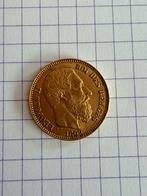 20fr 1869 leopold II gouden munt, Postzegels en Munten, Munten | België, Ophalen